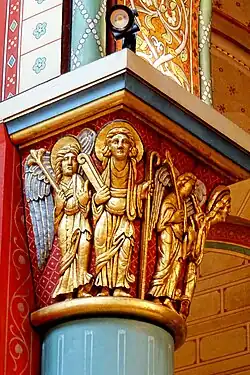 Gothic revival capital (north Grand arcade)