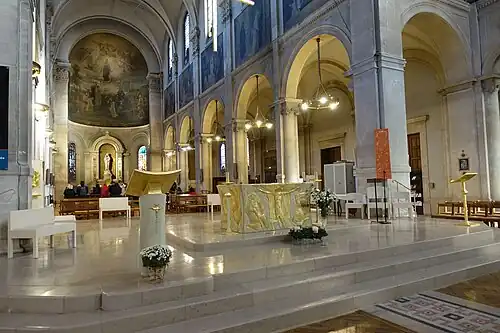 The altar and choir