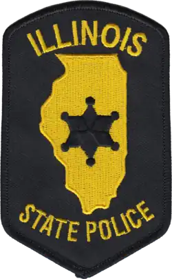 The current Illinois State Police patch, adopted in 1988