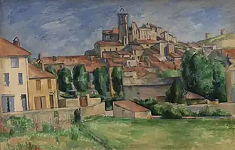 View of Gardanne by Paul Cézanne