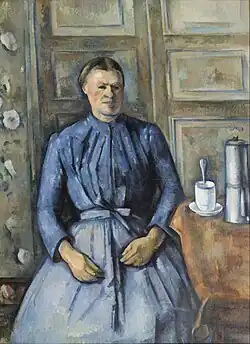 Woman with a Coffeepot Oil on canvas c. 1895 Musée d'Orsay[173]