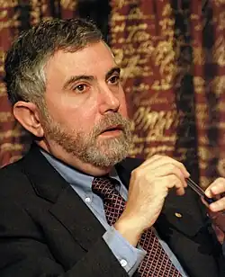 Economics Nobel laureate Paul Krugman, PhD 1977