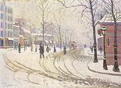 Signac: Boulevard de Clichy (1886)