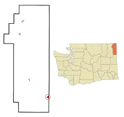 Location of Newport, Washington