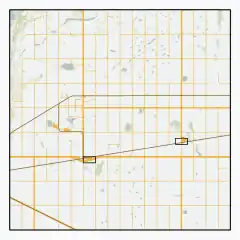 Rural Municipality of Pense No. 160 is located in Pense No. 160