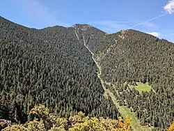 Penyes Altes de Moixeró, north side.