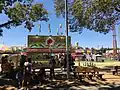 People line up for funnel cakes at the Yolo County Fair