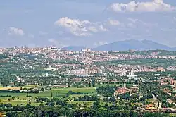 Perugia in the Province of Umbria was the location of Jérémie Makiese's postcard.