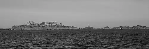 Minquiers looking at the inner basin from the South.