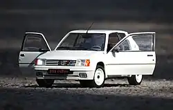 Peugeot 205 Rally phase 1 of 1988 - 1/18th 's model, Solido brand, reference S1801701 (appeared in 2019)