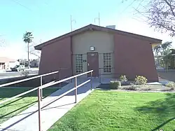 The building which once housed the historic Iglesia Betania Presbiteriana was constructed in 1950. It is located at 301 W Pima in Phoenix. This property is recognized as historic by the Hispanic American Historic Property Survey.