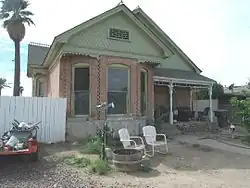 The C. P. Cronin House was built in 1893 and is located at 2029 W. Jefferson St. Designated as a landmark with Historic Preservation-Landmark (HP-L) overlay zoning. The house is listed as historic by the Phoenix Historic Property Register.
