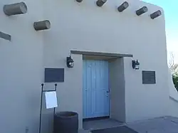 The Webster Auditorium building was constructed in 1939 and is located inside the compounds of the Desert Botanical Garden at 1201 N. Galvin Parkway. The auditorium is named after Gertrude Webster. On June 13, 1990, the National Park Service certified Webster Auditorium as a national historic site. It was listed in the National Register of Historic Places on May 1, 1990, reference: #9000823.