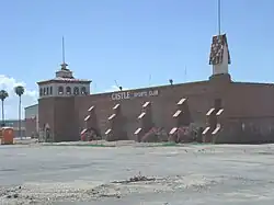 Different view of El Cid Castle. It is currently under restoration.