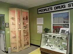 A display of pharmacy equipment is among the many displays in the Sunnyslope Historical Society and Museum. The Sunnyslope Historical Society and Museum are housed in what once was the historic "Peoples Drug Store" building.