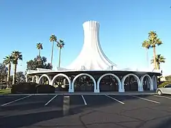 Western Savings & Loan Building. The vase-like shaped building was built in 1975 and is located at 10005 South Metro Parkway. It is listed as historic by the Phoenix Historic Property Register.
