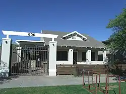 The William E. Cavness House was built in 1914 and is located at 606 N. 4th Avenue. William E. Cavness built this Craftsman Bungalow style house for his bride, Nettie. It was listed in the National Register of Historic Places on November 3, 2001, reference #01001191.