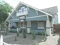 The Swindall Tourist Inn was built in 1913 and is located at 1021 E. Washington St. Prior to 1964, public accommodations in Phoenix and Arizona were segregated. African Americans were not allowed to stay in the hotels in downtown Phoenix. The structure, which is listed in the National Register of Historic Places, reference: #95001081, is the only known surviving African-American boarding house in Phoenix.