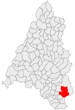 Location in Bihor County