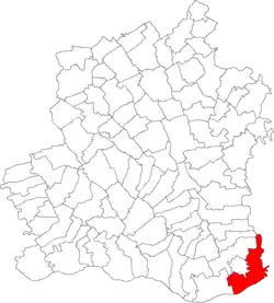 Location in Teleorman County