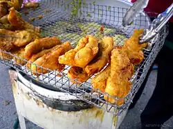 Pisang goreng fried banana in batter, a popular snack in Indonesia