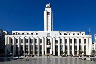 The Hôtel de Ville in Villeurbanne