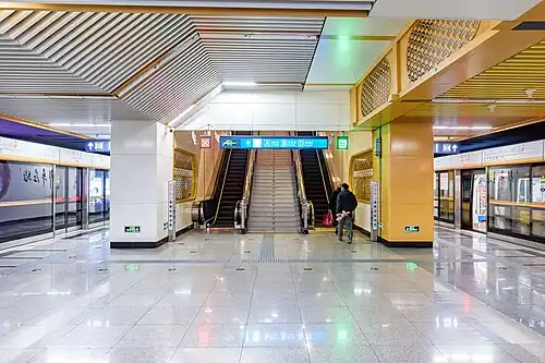 Langxinzhuang station of Line 7