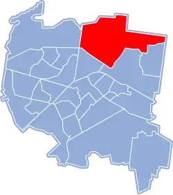 Location of Jaroszówka within Białystok