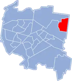 Location of Bagnówka within Białystok