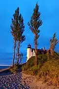 Point Betsie Lighthouse at sunset, 23 September 2021