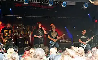 Poltergeist performing in 2014