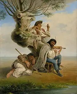 Ferencz Pongrácz: Three Gypsies (1836)