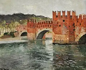 Ponte Scaligero (Verona) 1899