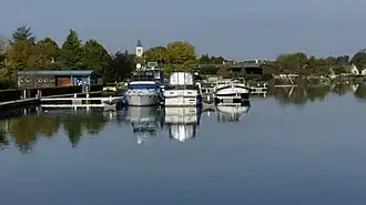 The marina in Sillery