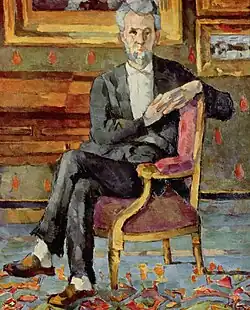 Paul Cézanne, portrait of Victor Chocquet, 1877