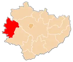 Location within the voivodeship