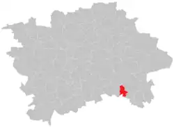 Location of Pitkovice in Prague