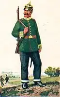 Preußischer Landgendarm der XI. Gendarmerie-Brigade Kassel