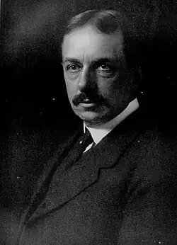 Black-and-white photographic portrait of Henry Fairfield Osborn