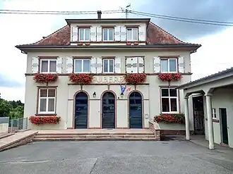 The town hall in Puberg