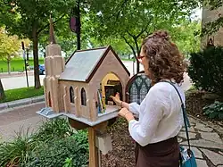 Public Bookcase outside of Grace Episcopal Church (Madison, Wisconsin)