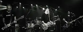 Puddle of Mudd performing in 2018