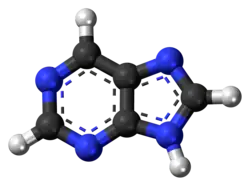 Ball-and-stick molecular model