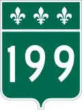Route 199 marker