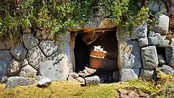 Outside of the main cave entrance