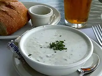 Clam chowder