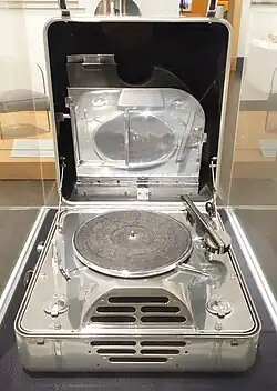 An RCA Victor Special Portable Phonograph,  1935