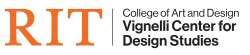 RIT College of Art and Design Vignelli Center for Design Studies logo