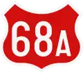National Road 68A shield}}