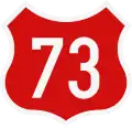 National Road 73 shield}}